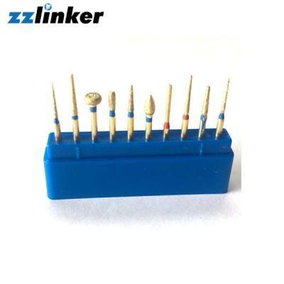 Lk-P11-2 Gold Plated Diamond Burs Polishing Kit