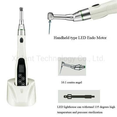 Wireless Dental Endo Motor with LED Light and Contra Angel