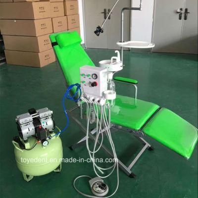 Good Quality Electricity Hospital Foldable Dental Chair Turbine Unit