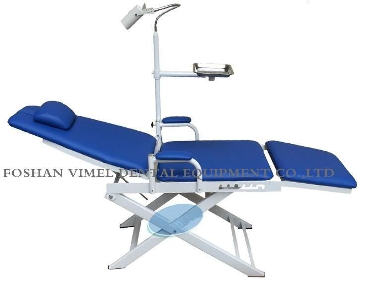 Folding Chair Portable Dental Chair with LED for Dentist Clinic