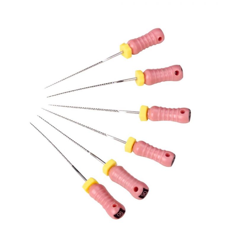 High Quality Endo Engine Use 25mm Nic Niti Dental K-Files with Ce