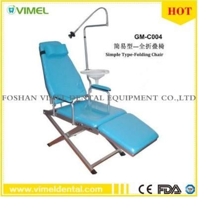 Portable Dental Chair Unit with LED Simple Type Patient Chair