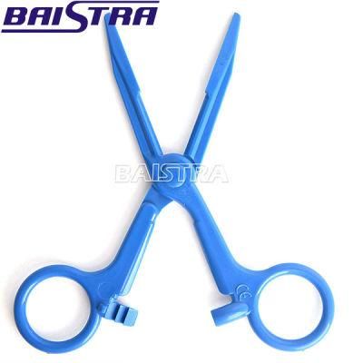 Medical Surgical Product Blue Color Dental Haemostatic Forceps HK-770