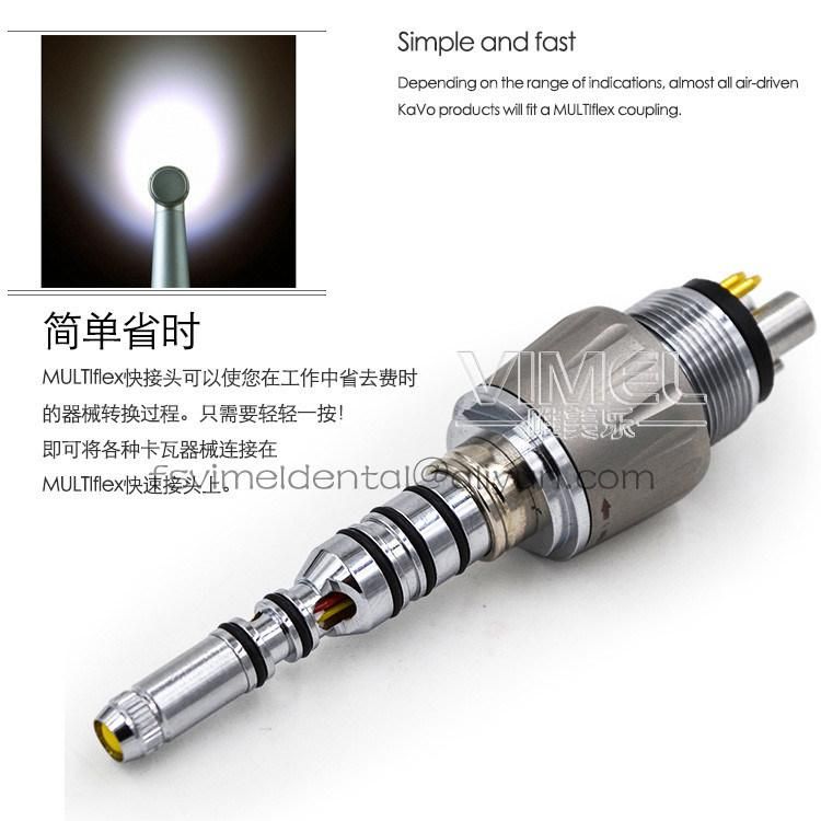 Fiber Optical Handpiece Quick Coupling LED Fit Kavo Coupler