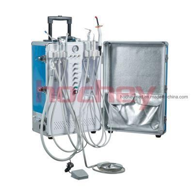 Hochey Medical Cheap Dental Unit Portable Dental Unit with Air Compressor Whitening Machine Dental