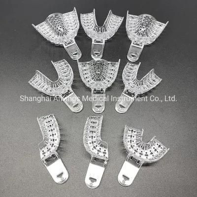 Dental Disposable Transparent Impression Trays Adapt Premium ABS Raw Material