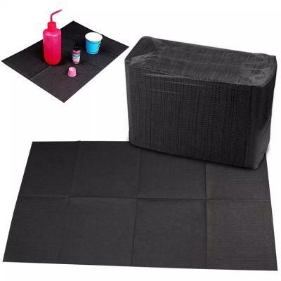 High Quality Disposable Tattoo Supplies Table Cleaning Pad Black Dental Bibs Tattoo Bibs for Patients