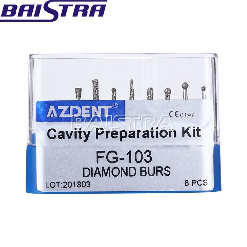 Cavity Preparation High Speed Dental Burs Kit