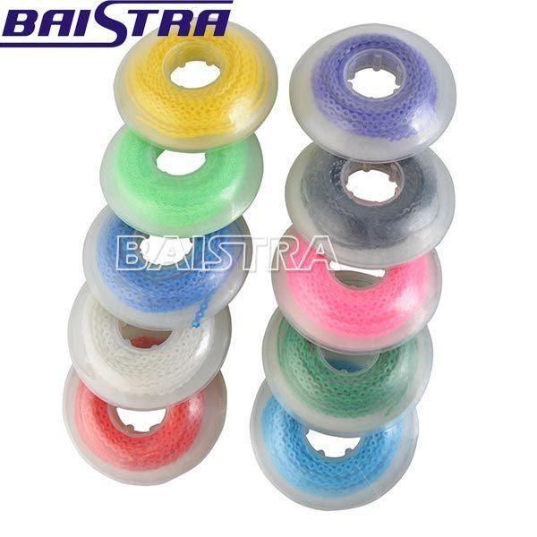 Ce Certified Colorful 3 Sizes Dental Orthodontics Elastic Ultra Power Chain