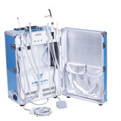 Mobile Dental Unit with Built-in Dental Air Compressor