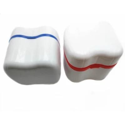 European Style Denture Box with Strainer Basket Denture Container