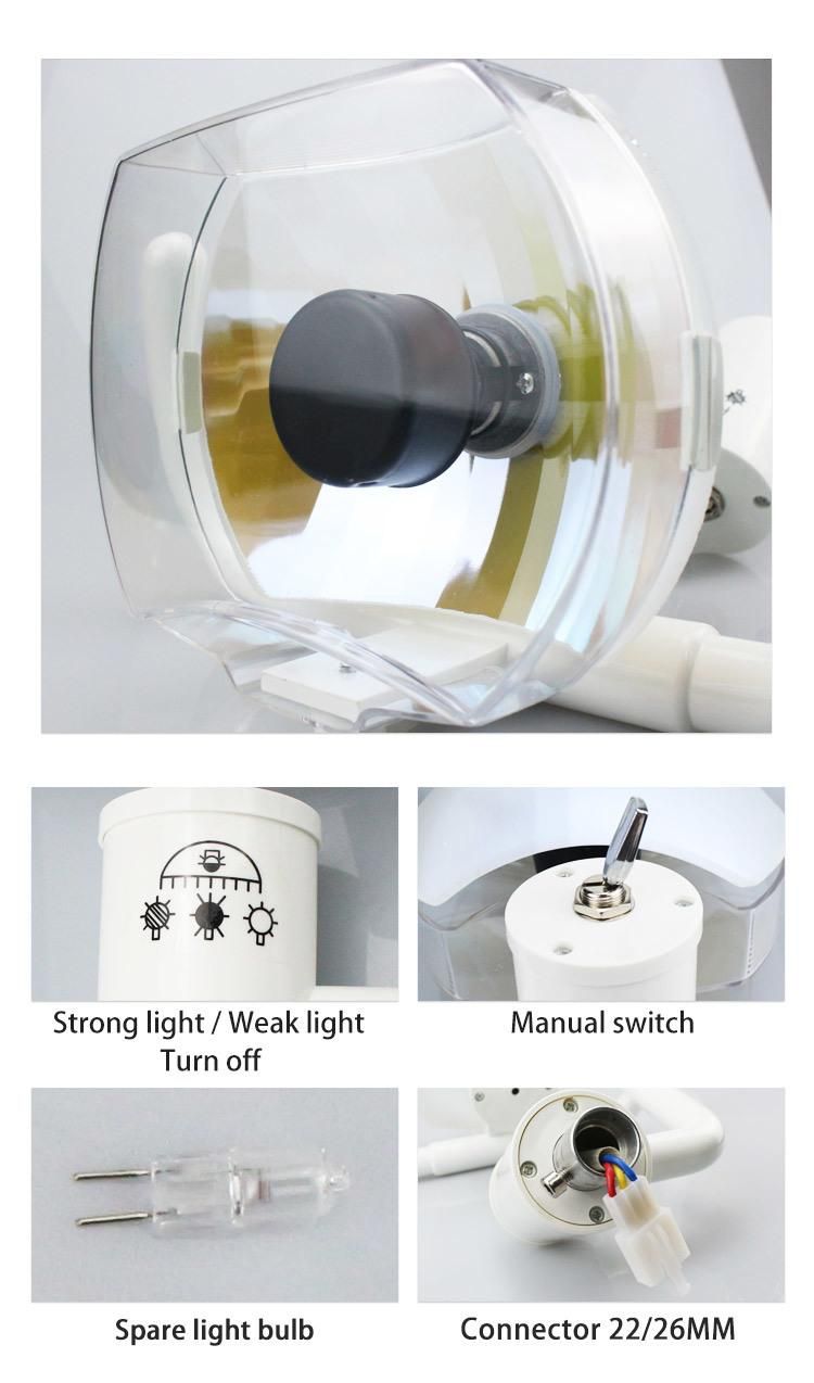 Shadowless Cold Light Oral Halogen Lamp for Dental Chair Unit