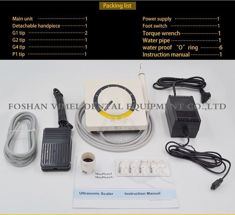 Ultrasonic Automatic Scaler with Detachable Handpiece Maxpiezo3