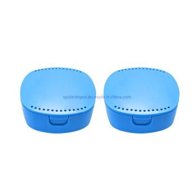 Dental Orthodontic Crown False Teeth Storage Box with Vent Holes