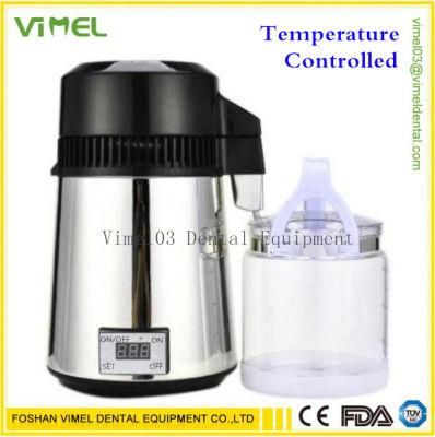 4L Water Distiller Temperature Controlled Purified Stainless Steel Dental Filer