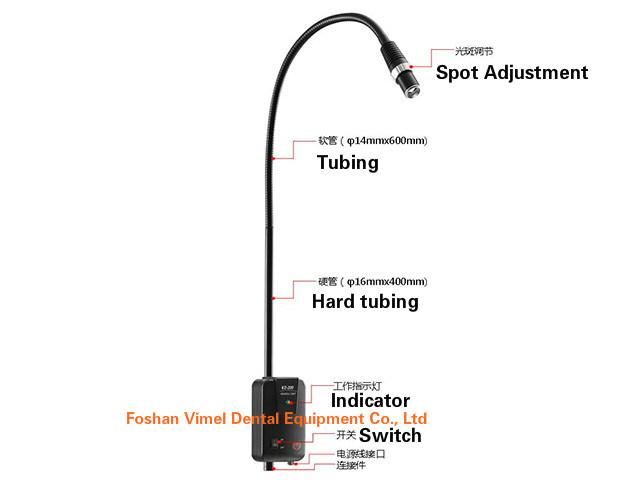 Dental Halogen Light Surgical Medical Exam Light Lamp Wall Mounted