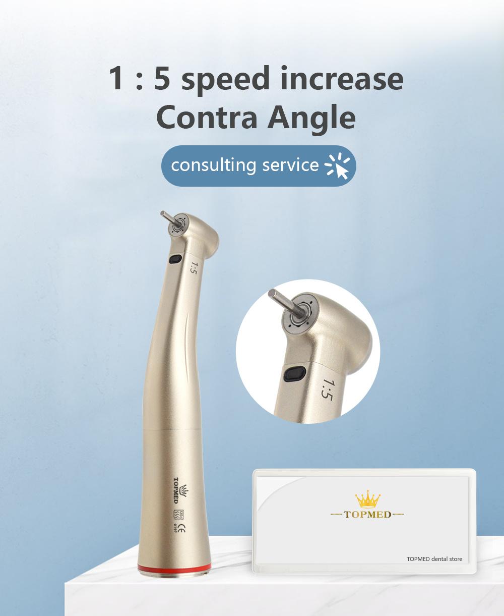 Dental Equipment 1: 5 Increasing Contra Angle Handpiece Push Button