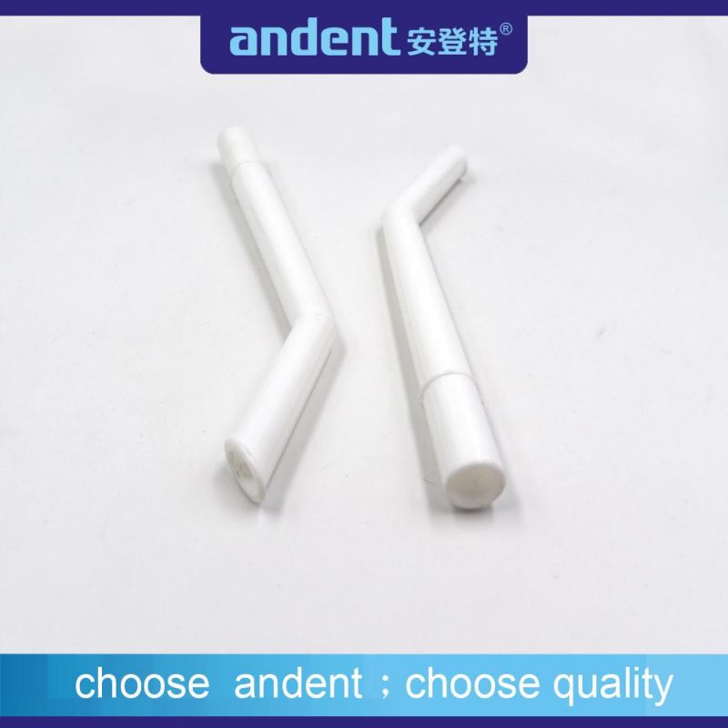 Dental Curved Oral Vented Evacuation PP Material Suction Tips