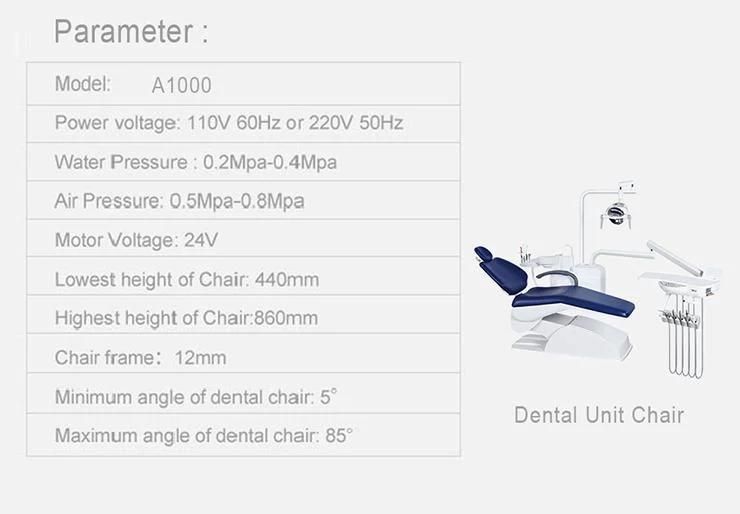 Computer Controlled Dental Treatment Unit Integral Dental Chair Unit