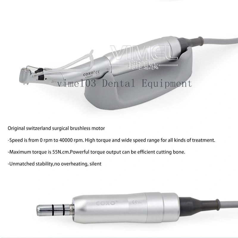 Dental Implant Motor System Surgical Brushless Drill Motor Reduction Handpiece