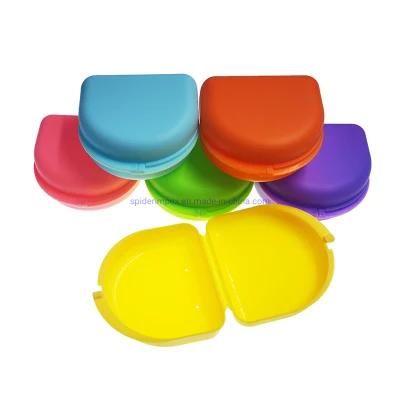 Matte Texture Boxing U-Shaped Plastic Bite Guard Mouthguard Storage Box for Boxing