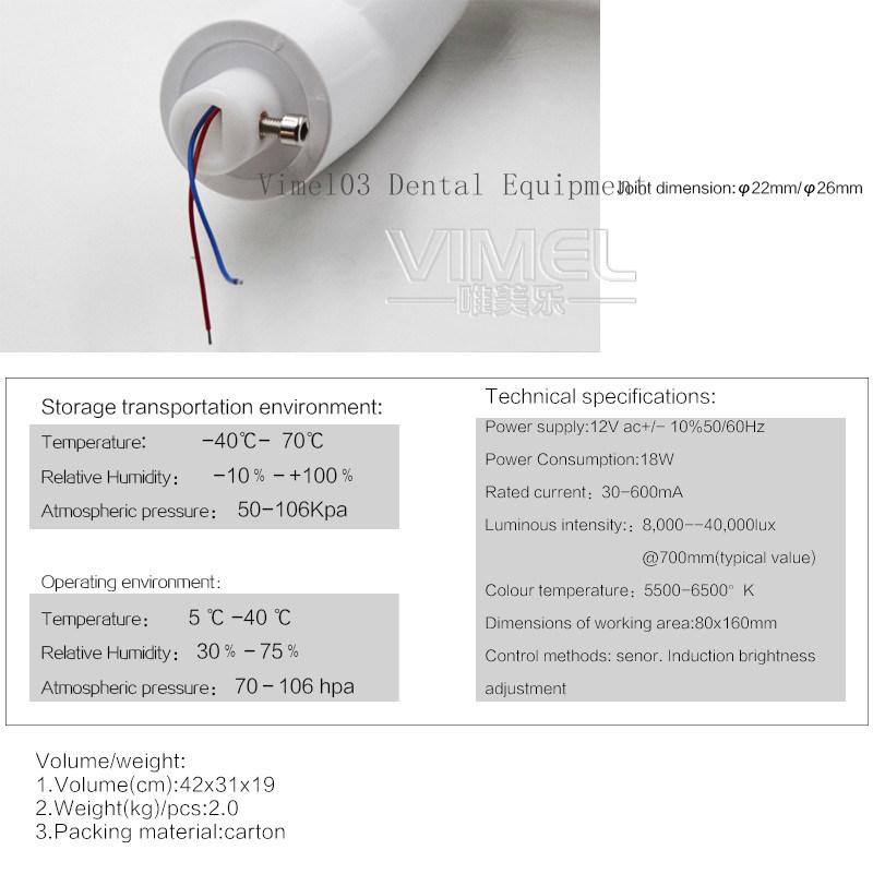 Dental Operating Oral Lamp LED Light Induction for Dental Chair