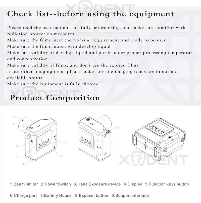 High Quality Dental Portable X-ray Machine Ultra HD Imaging