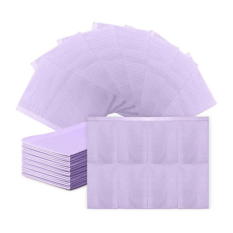 Safety Protection Disposable Colorful 3-Ply Changing Pad Medical Disposable Dental Bibs