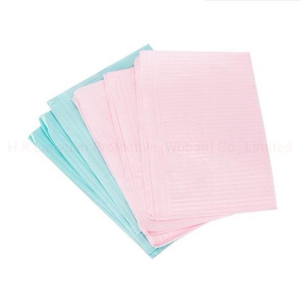 Waterproof and Absorbing Tissue Disposable Dental Bibs