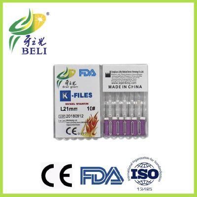 Dental Niti 06# Size K Files Dental Endo Files Single Size Package