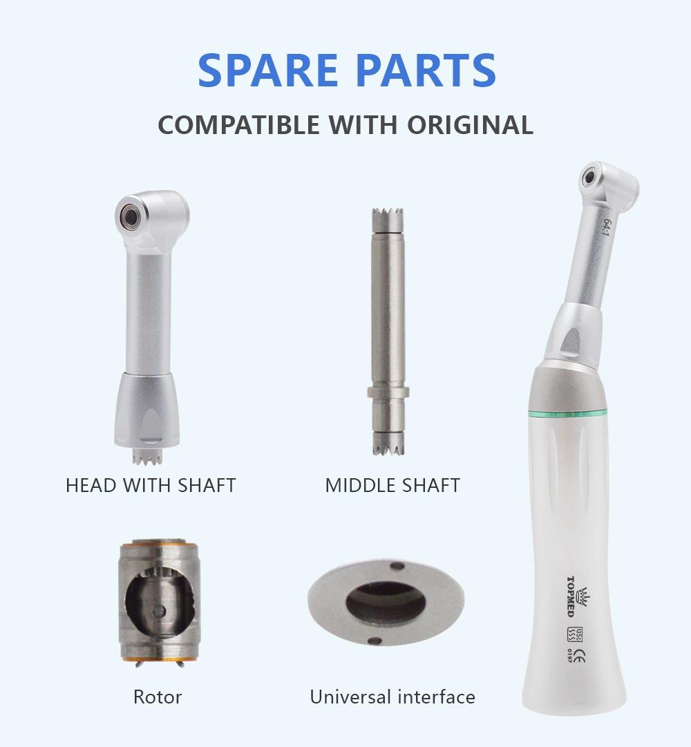 Optional External Spray 64: 1 Low Speed Endodontics Contra Angle