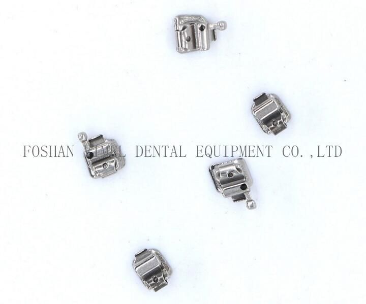 Dental Orthodontic Self-Ligating Metal Bracket Mini Roth 0.022 3-4-5 Hooks