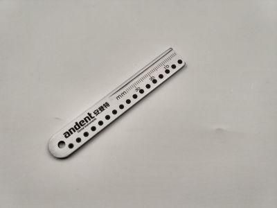 Autoclavable Stainless Steel Endo Ruler for Accurate Setting