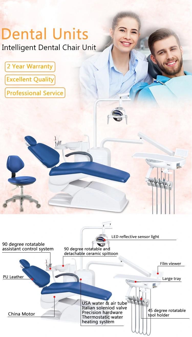 Computer Controlled Dental Treatment Unit Integral Dental Chair Unit