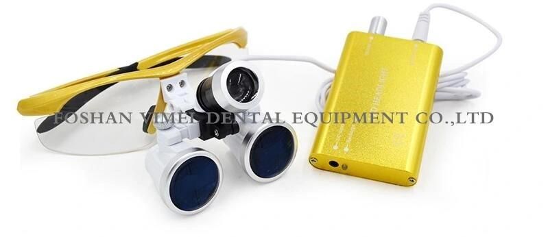 Medical Loupe Dental Magnifier with LED Light 3.5X 2.5X