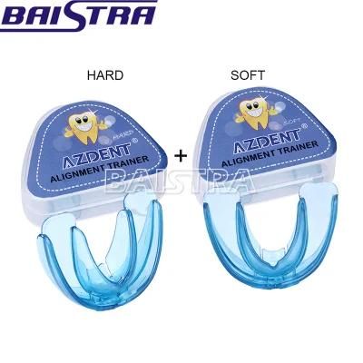 Dental Teeth Care Transparent Blue Orthodontic Alignment Trainer