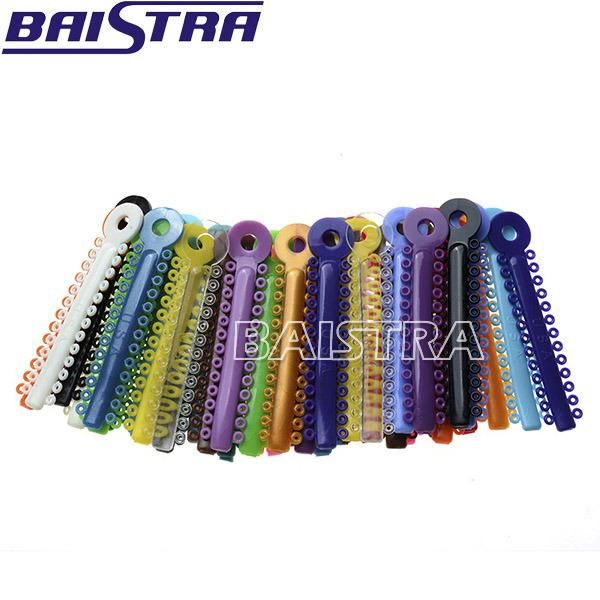 Orthodontic Material Strip Shaped Multi-Colored Dental Ligature Ties