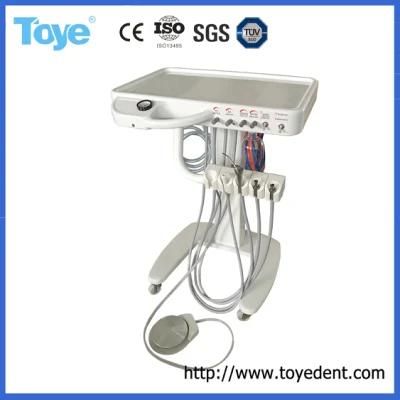 Dental Lab Self Delivery Unit Mobile Portable Dental Unit Cart Trolley