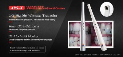 5g Channel Transmission 21.5 Inch HD Dental Intra Oral Camera Wireless Intraoral Camera