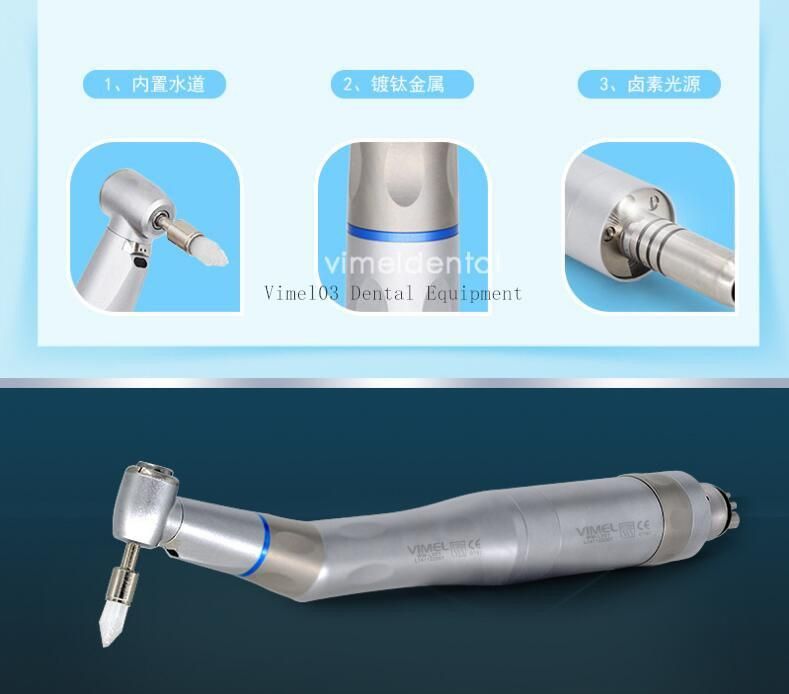 Inner Channel Spray Low Speed Dental LED Handpiece Optical Fiber