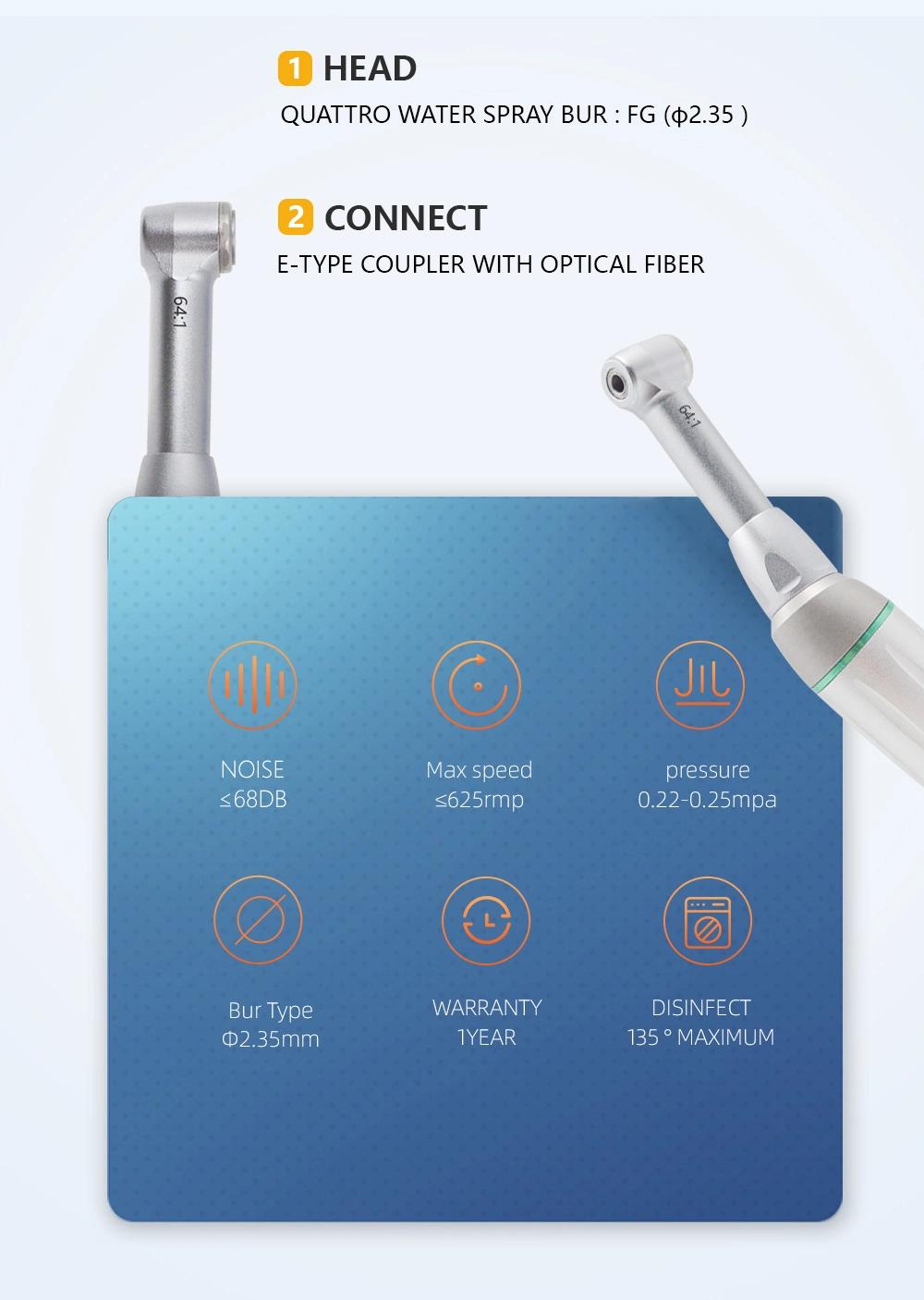 Optional External Spray 64: 1 Low Speed Endodontics Contra Angle