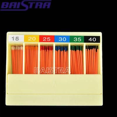 120PCS Color Coded Professional Dental Gutta Cutter Points