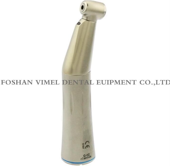 Dental Inner Water Low Speed Contra Angle LED Fiber Handpiece