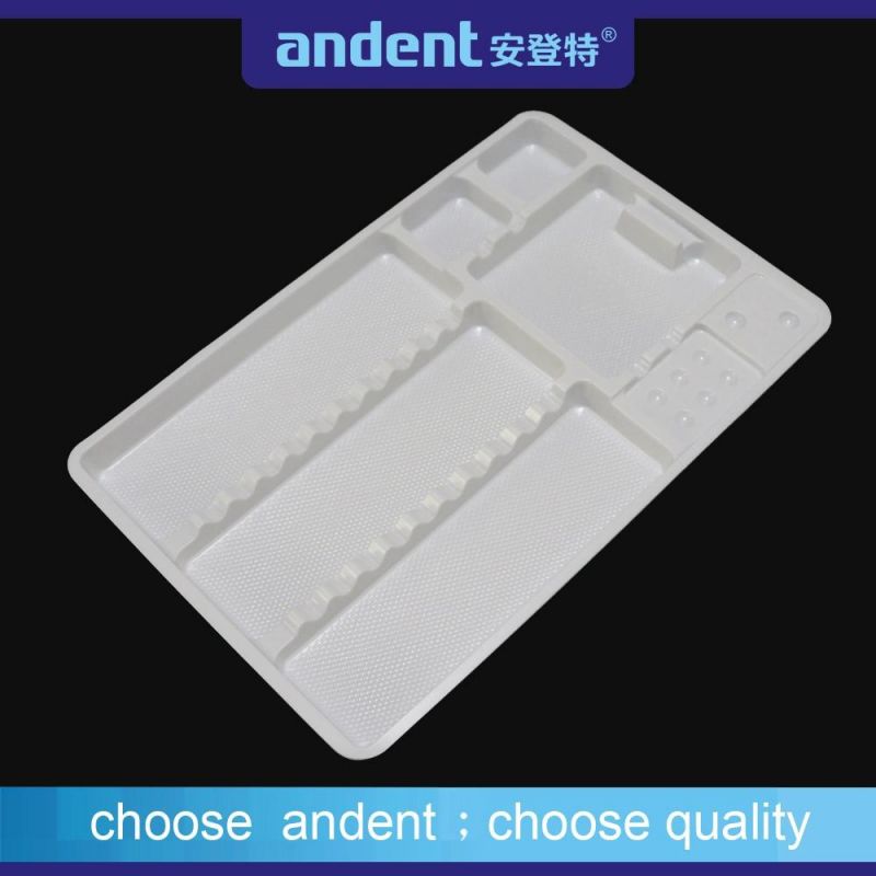 Disposable Plastic Dental Instrument Divided Tray