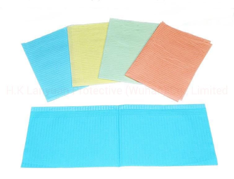 Waterproof and Absorbing Tissue Disposable Dental Bibs