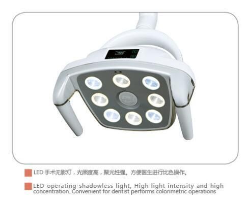 Hot Selling Dental Unit Floor Standing with Big LED Lamp