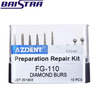 Wholesale Dental Instruments Drill Burs Dental Diamond Burs for High Speed Handpiece