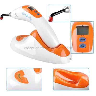 Denjoy Powerful 7W Cordless Digital Light Built-in Light Meter LED Curing Light Dental Cure Machine