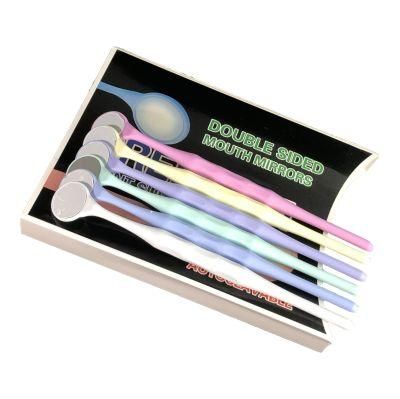 Candy Color Disposable Medical Handheld Dental Mouth Mirror for Dentist