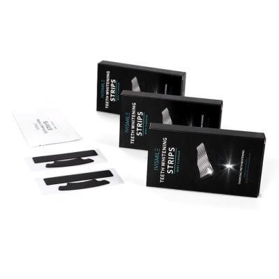 Ivismile Newest 14 Pouches Teeth Whitening Charcoal Strips Private Label